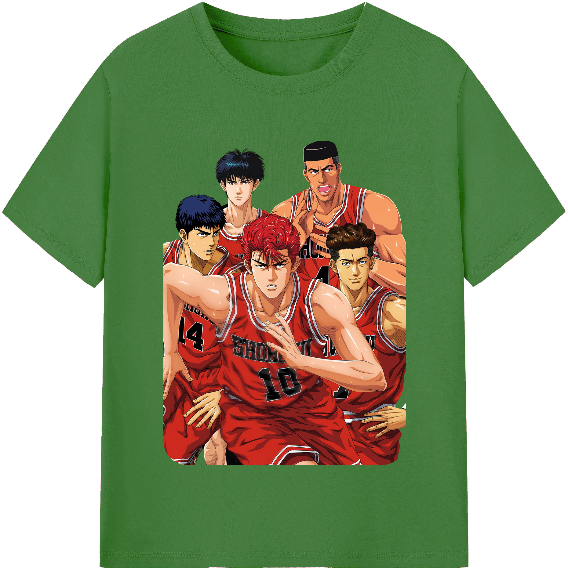 （画像用） SLAM DUNK／スラムダンク レディースカジュアルプリントTシャツ（綿100％）